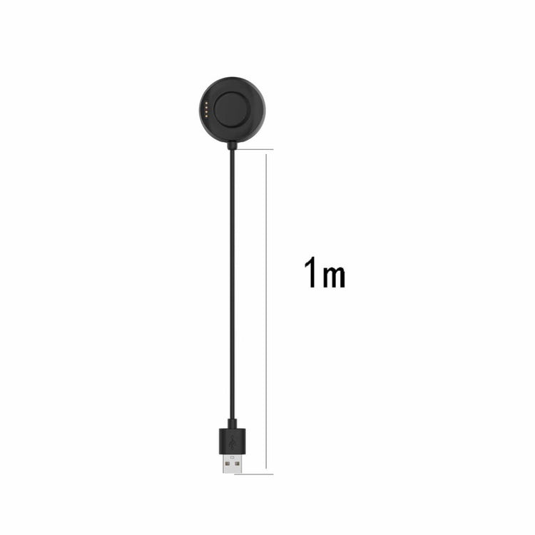 Plastik Amazfit Stratos 2 \ 2s Magnetisk Opladningskabel - Sort#serie_3