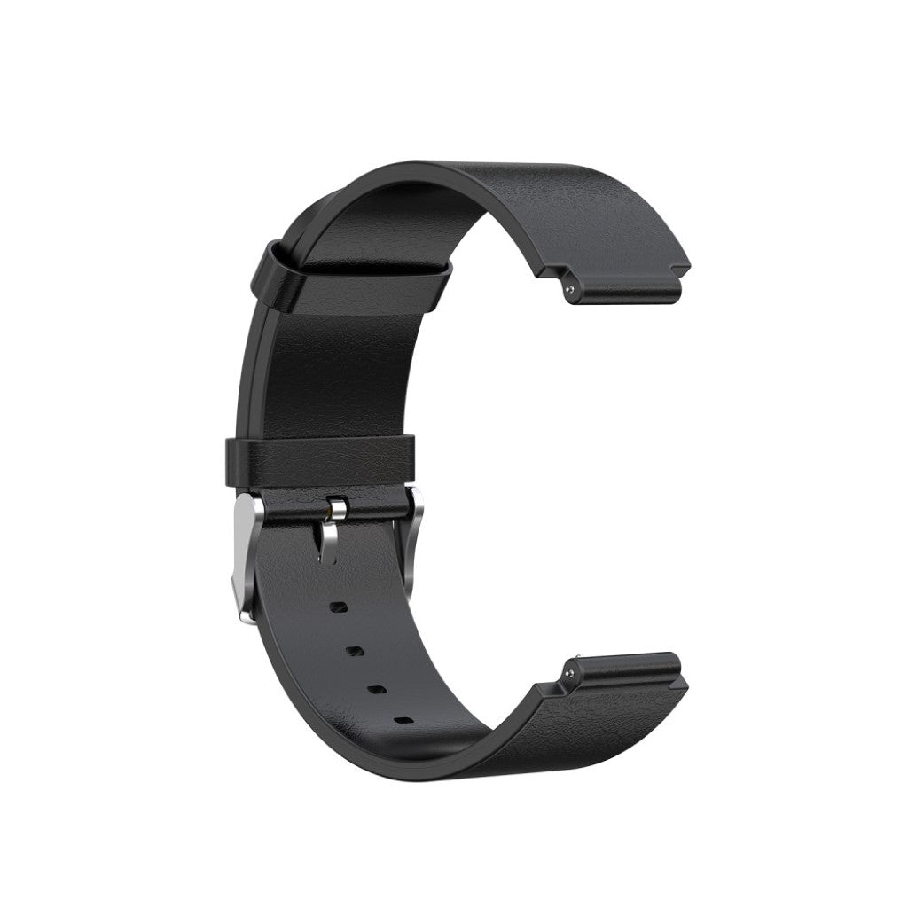 Super fed Amazfit Smartwatch 2 Ægte læder Rem - Sort#serie_1
