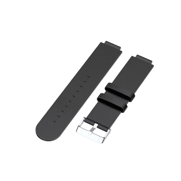 Super fed Amazfit Smartwatch 2 Ægte læder Rem - Sort#serie_1