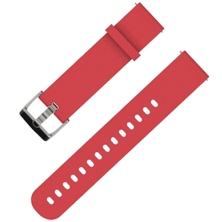 Rigtigt slidstærk Amazfit Youth Silikone Rem - Rød#serie_8