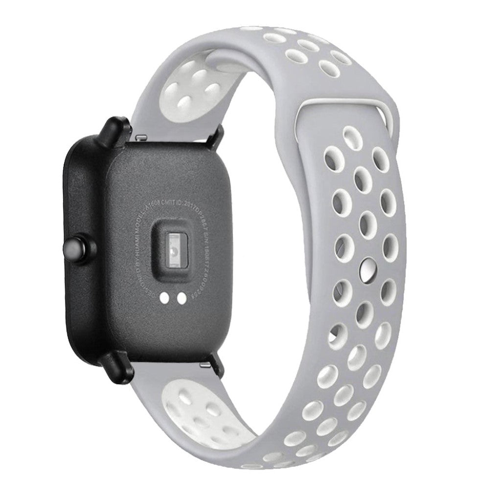 Vildt sejt Amazfit Youth Silikone Rem - Hvid#serie_3