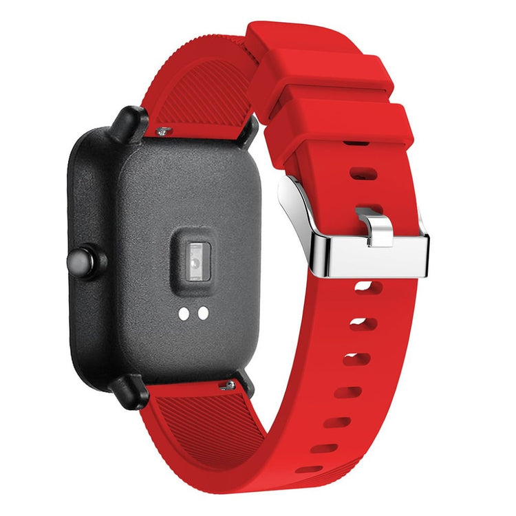 Super cool Amazfit Youth Silikone Rem - Rød#serie_3