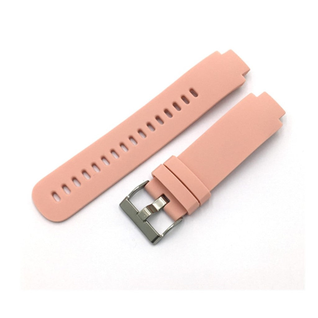 Vildt nydelig Amazfit Verge 3 Silikone Rem - Pink#serie_2