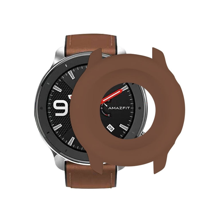 Amazfit GTR 42mm  Silikone Bumper  - Brun#serie_1