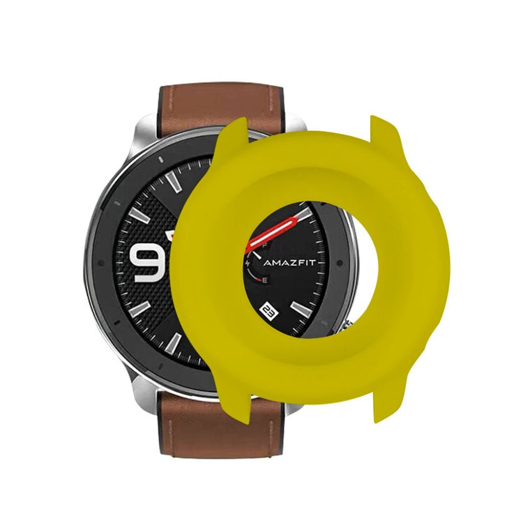 Amazfit GTR 42mm  Silikone Bumper  - Gul#serie_4