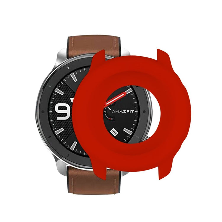 Amazfit GTR 42mm  Silikone Bumper  - Rød#serie_5