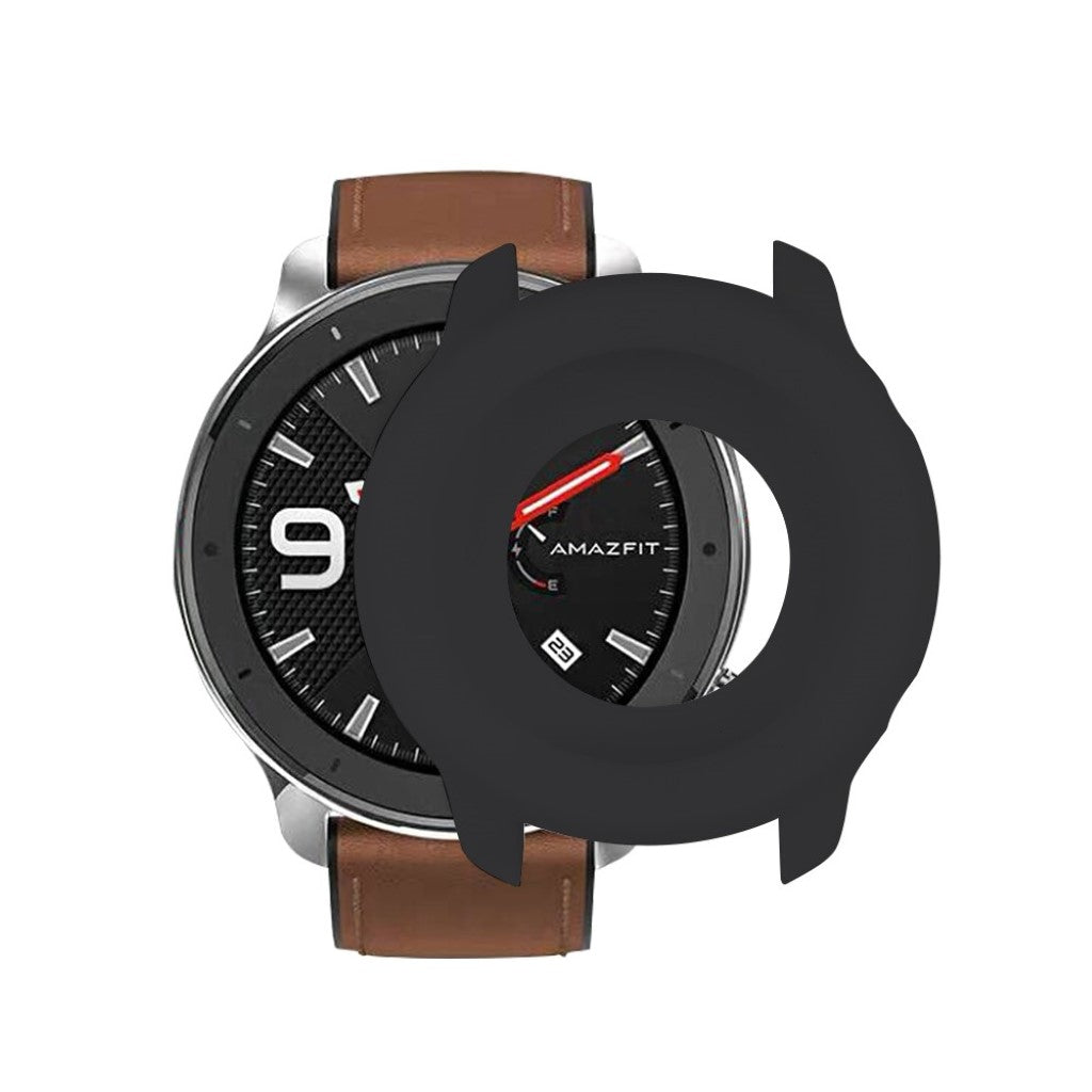 Amazfit GTR 42mm  Silikone Bumper  - Sort#serie_6