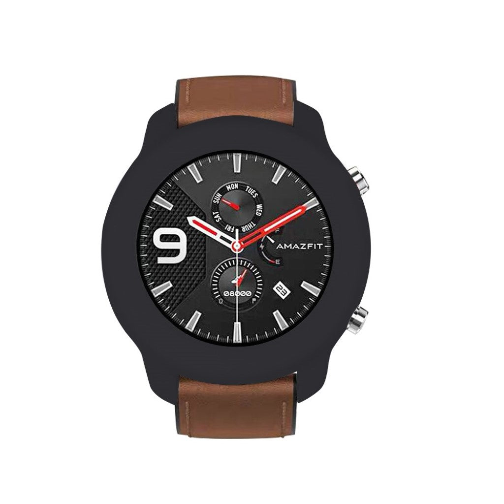 Amazfit GTR 42mm  Silikone Bumper  - Sort#serie_6