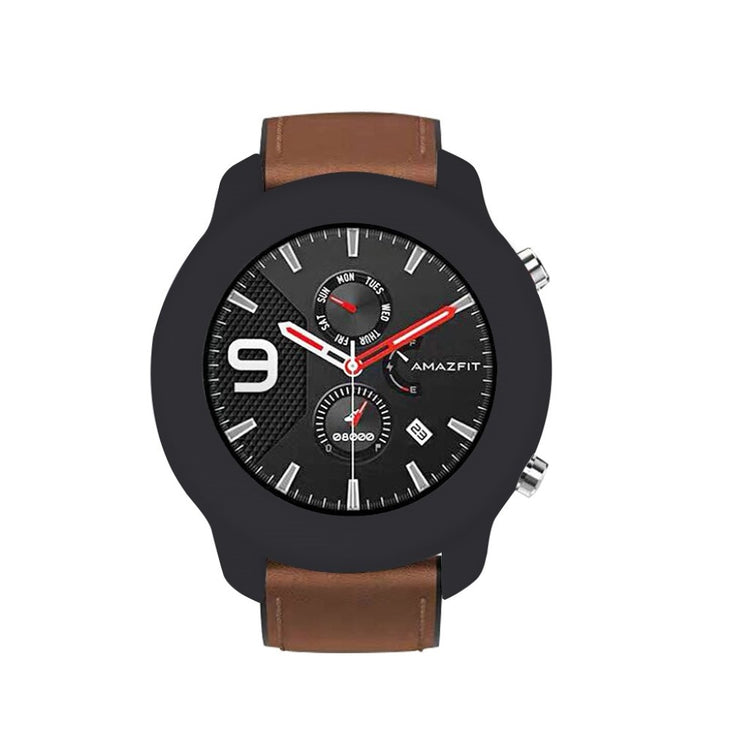 Amazfit GTR 42mm  Silikone Bumper  - Sort#serie_6
