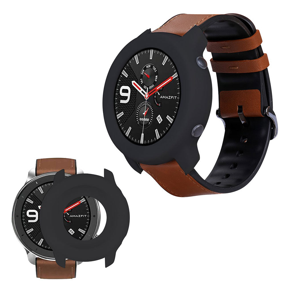 Amazfit GTR 42mm  Silikone Bumper  - Sort#serie_6