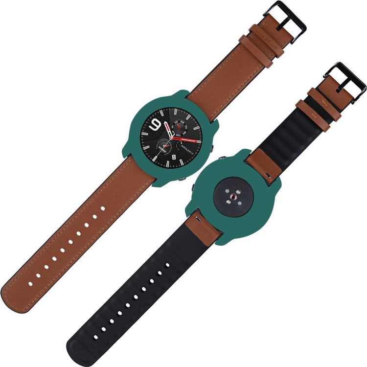 Amazfit GTR 42mm  Silikone Bumper  - Grøn#serie_7