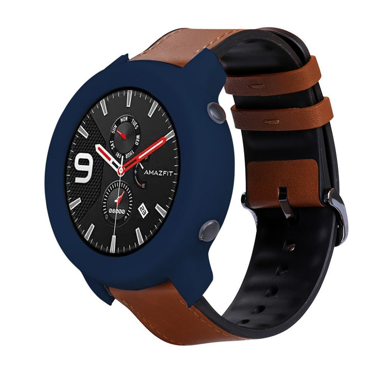 Amazfit GTR 42mm  Silikone Bumper  - Blå#serie_9