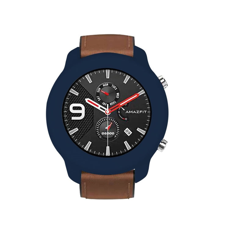 Amazfit GTR 42mm  Silikone Bumper  - Blå#serie_9