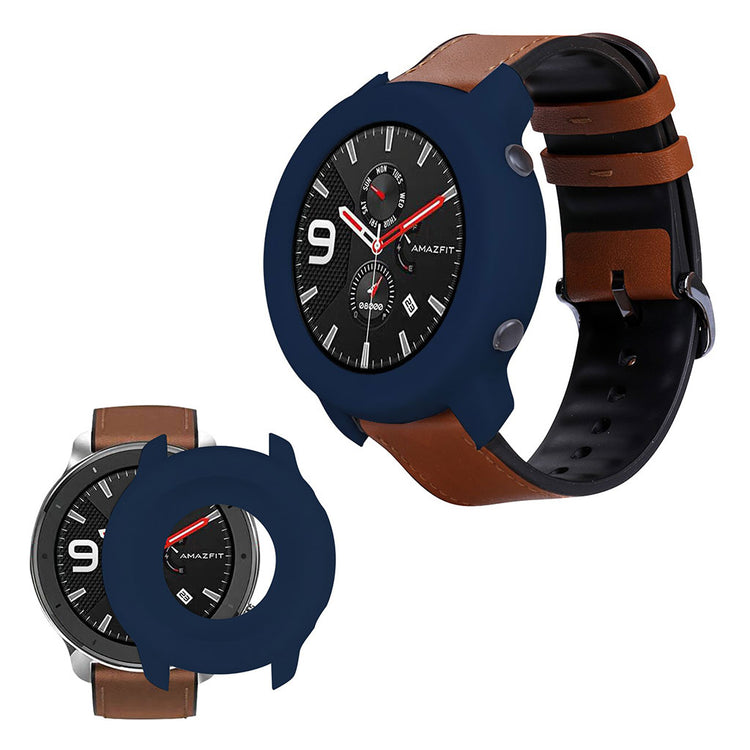 Amazfit GTR 42mm  Silikone Bumper  - Blå#serie_9
