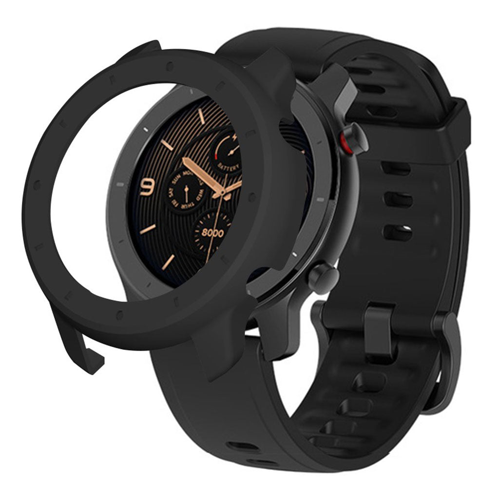 Amazfit GTR 42mm Holdbar Plastik Bumper  - Sort#serie_1