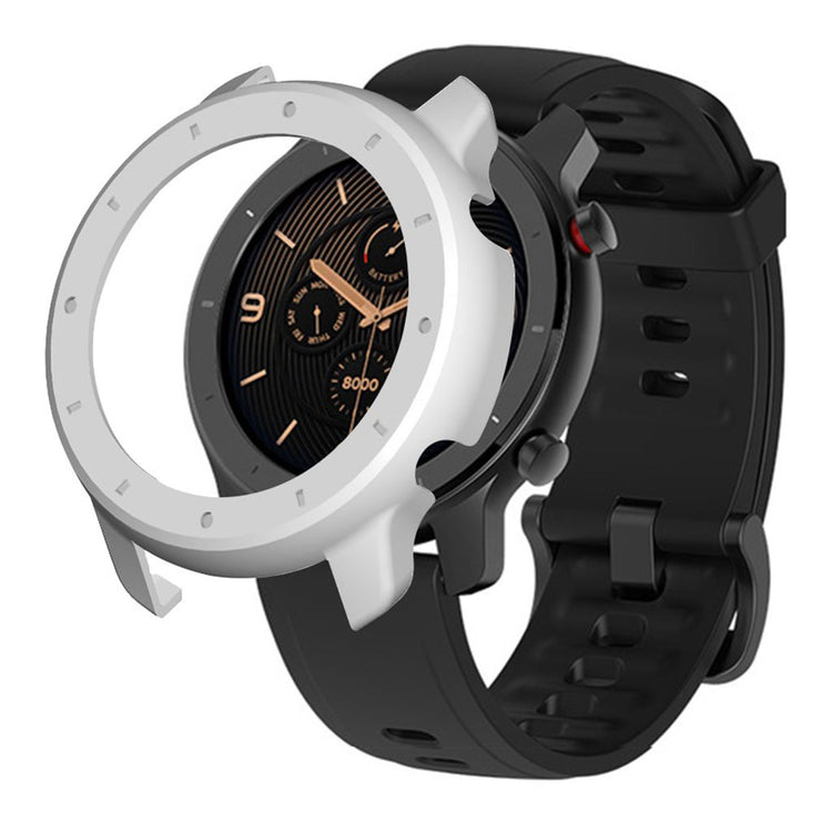 Amazfit GTR 42mm Holdbar Plastik Bumper  - Sølv#serie_5