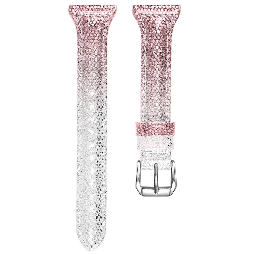 Superflot Amazfit GTR 42mm / Amazfit Bip S Ægte læder Rem - Pink#serie_2