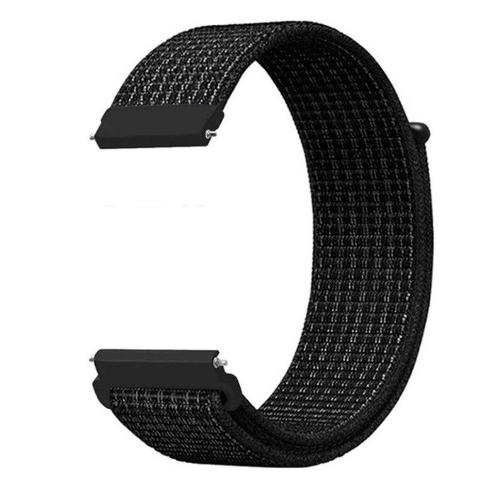 Mega hårdfør Amazfit GTR 47mm / Amazfit Pace Nylon Rem - Sort#serie_23
