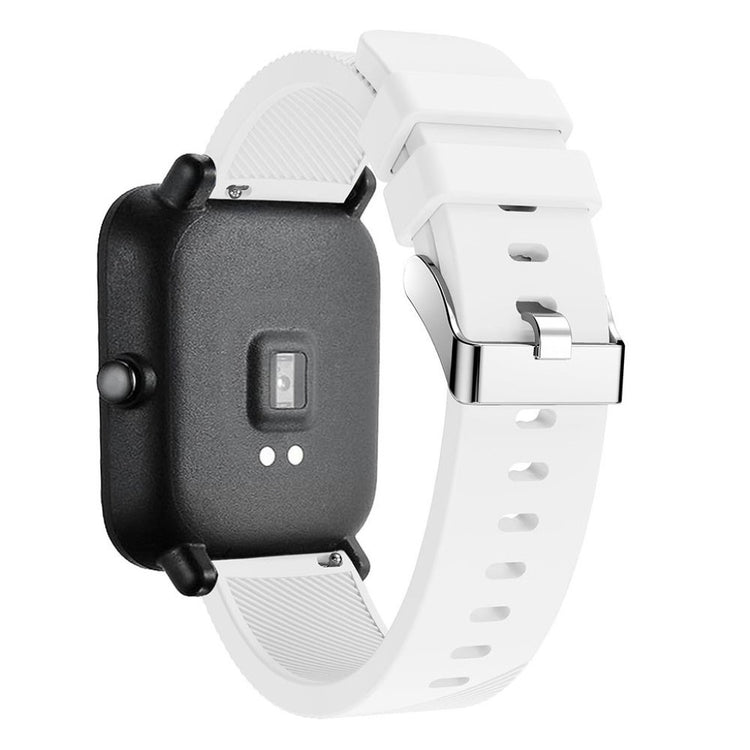 Rigtigt godt Amazfit GTS Silikone Rem - Hvid#serie_2