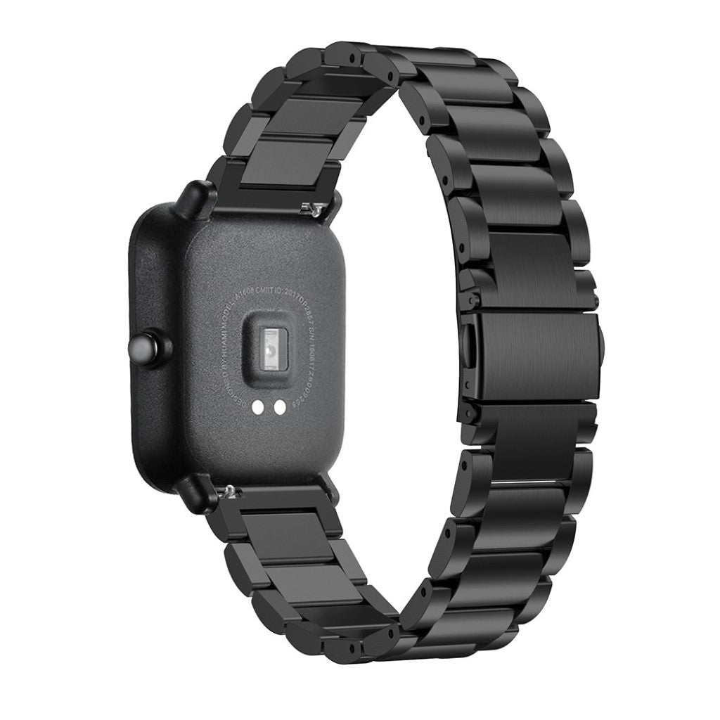 Rigtigt godt Amazfit GTS Metal Rem - Sort#serie_1