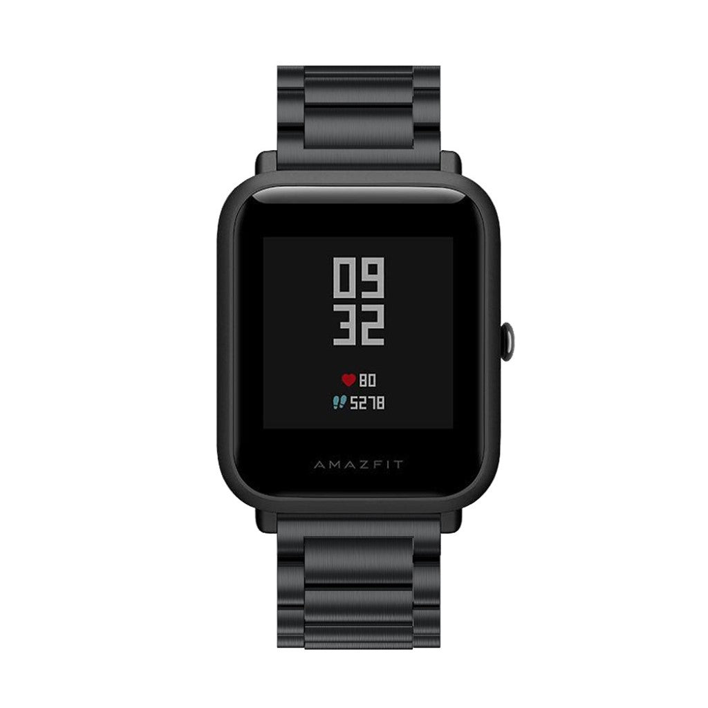 Rigtigt godt Amazfit GTS Metal Rem - Sort#serie_1