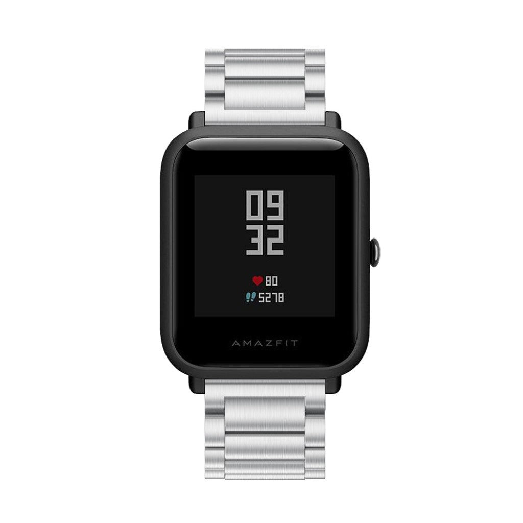 Rigtigt godt Amazfit GTS Metal Rem - Sølv#serie_2