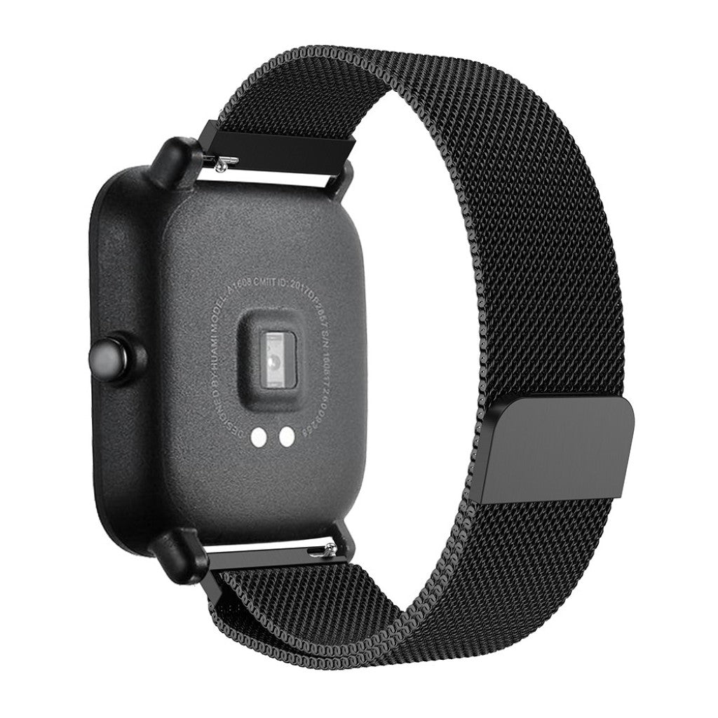 Mega hårdfør Amazfit GTS Metal Rem - Sort#serie_1