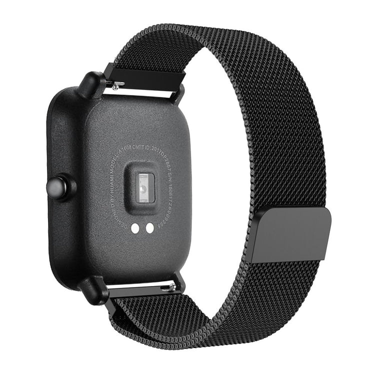 Mega hårdfør Amazfit GTS Metal Rem - Sort#serie_1