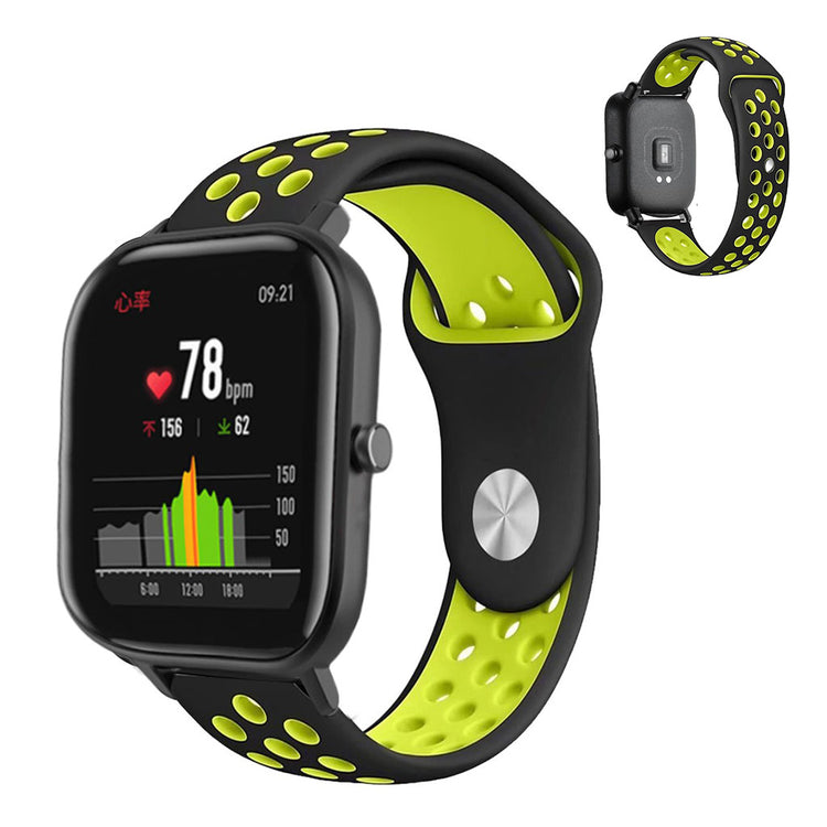 Mega nydelig Amazfit GTS Silikone Rem - Sort#serie_5