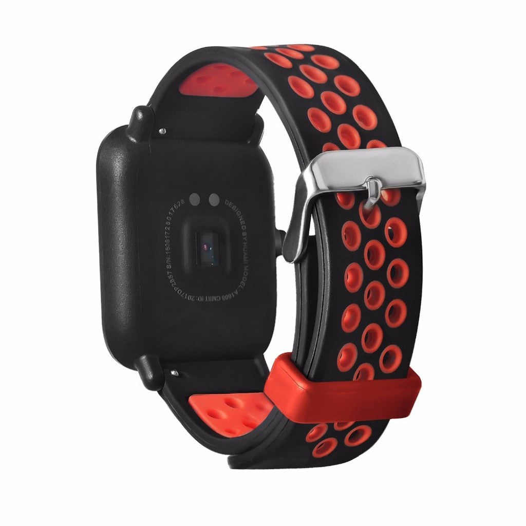 Rigtigt flot Amazfit GTS Silikone Rem - Sort#serie_2