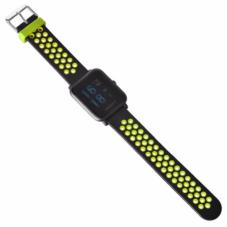 Rigtigt flot Amazfit GTS Silikone Rem - Sort#serie_3