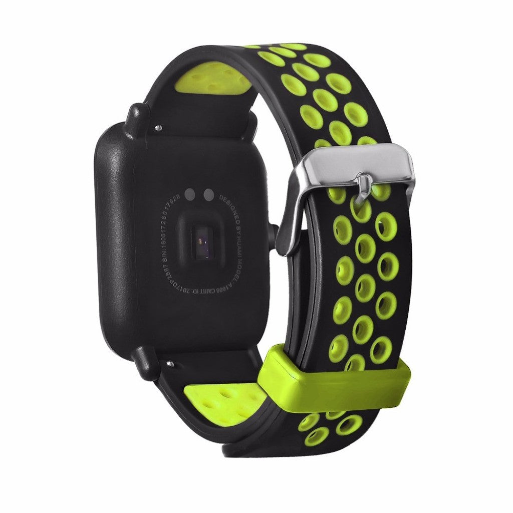 Rigtigt flot Amazfit GTS Silikone Rem - Sort#serie_3