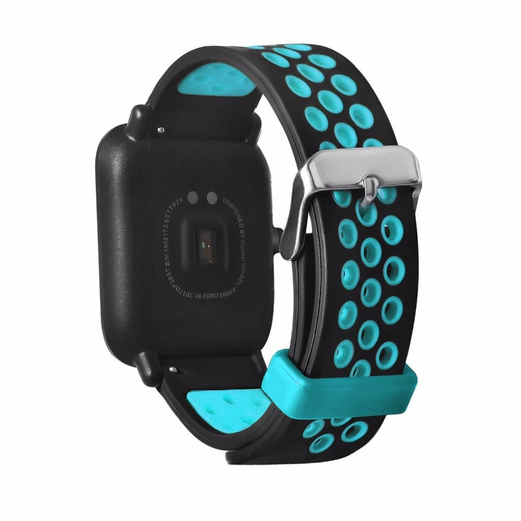Rigtigt flot Amazfit GTS Silikone Rem - Blå#serie_4