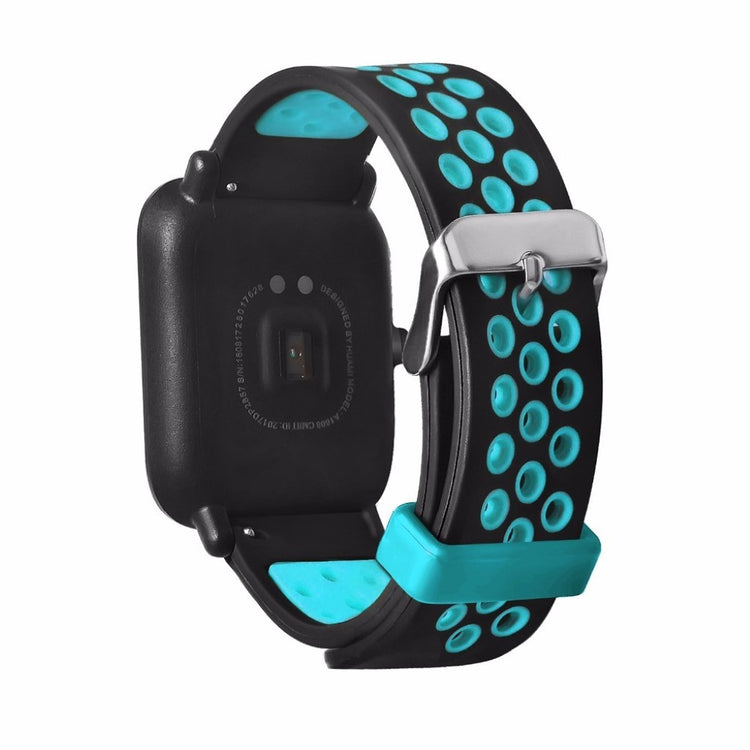 Rigtigt flot Amazfit GTS Silikone Rem - Blå#serie_4