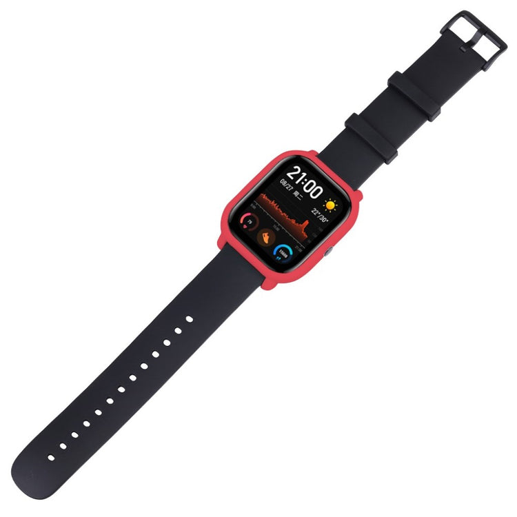 Amazfit GTS  Silikone Bumper  - Rød#serie_6