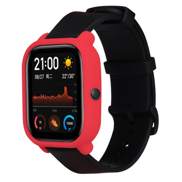 Amazfit GTS  Silikone Bumper  - Rød#serie_6