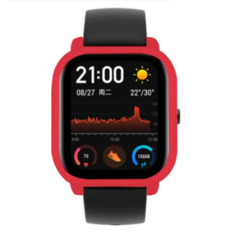Amazfit GTS  Silikone Bumper  - Rød#serie_6