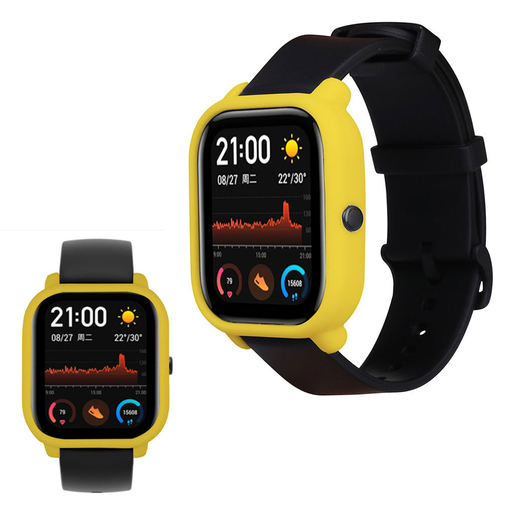 Amazfit GTS  Silikone Bumper  - Gul#serie_7
