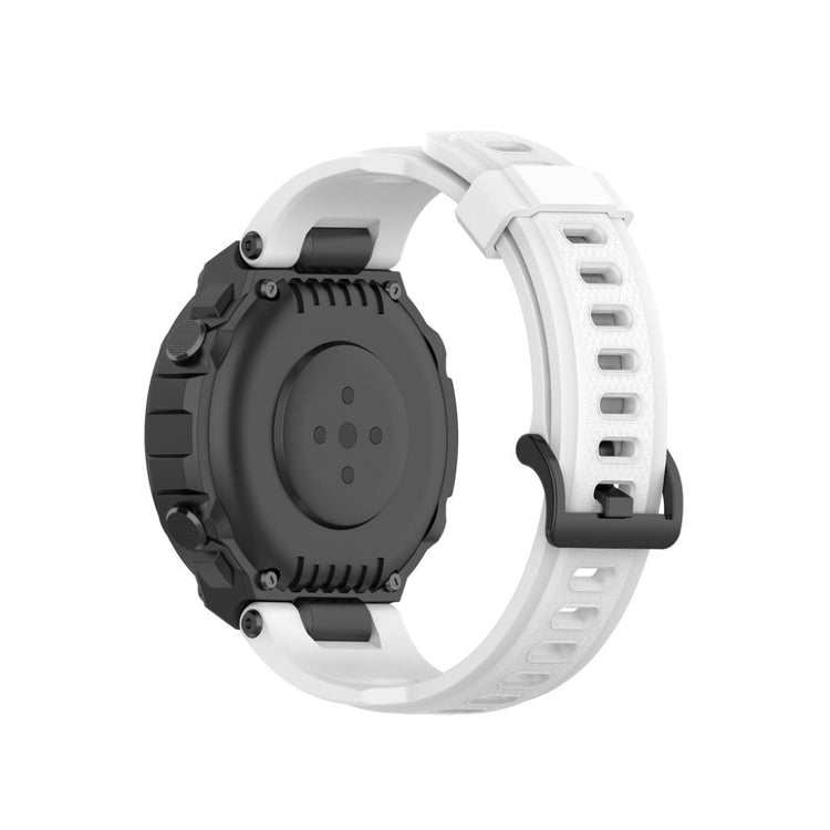 Meget komfortabel Amazfit T-Rex Silikone Rem - Hvid#serie_2