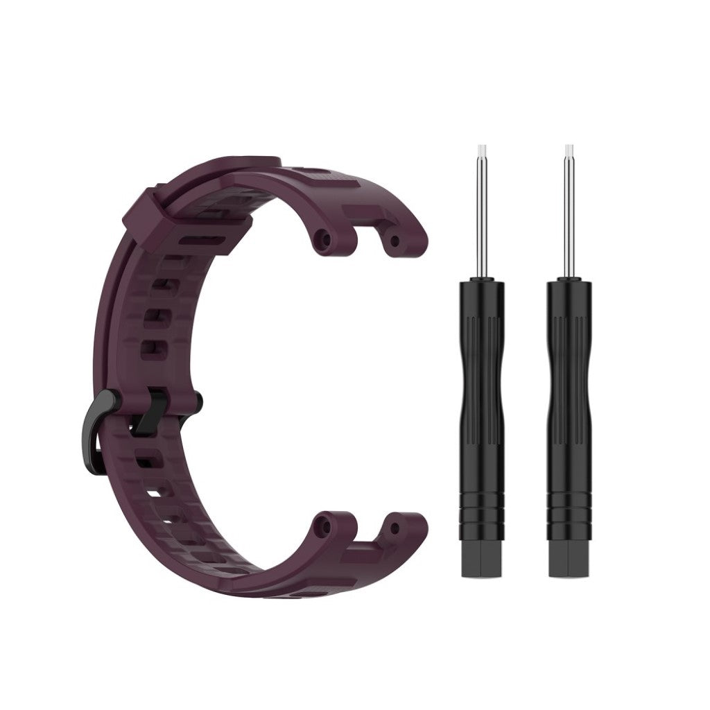 Meget komfortabel Amazfit T-Rex Silikone Rem - Lilla#serie_8