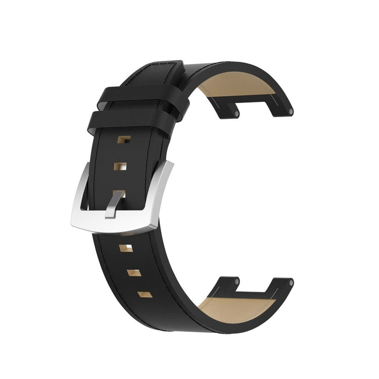 Mega sejt Amazfit T-Rex Ægte læder Rem - Sort#serie_1