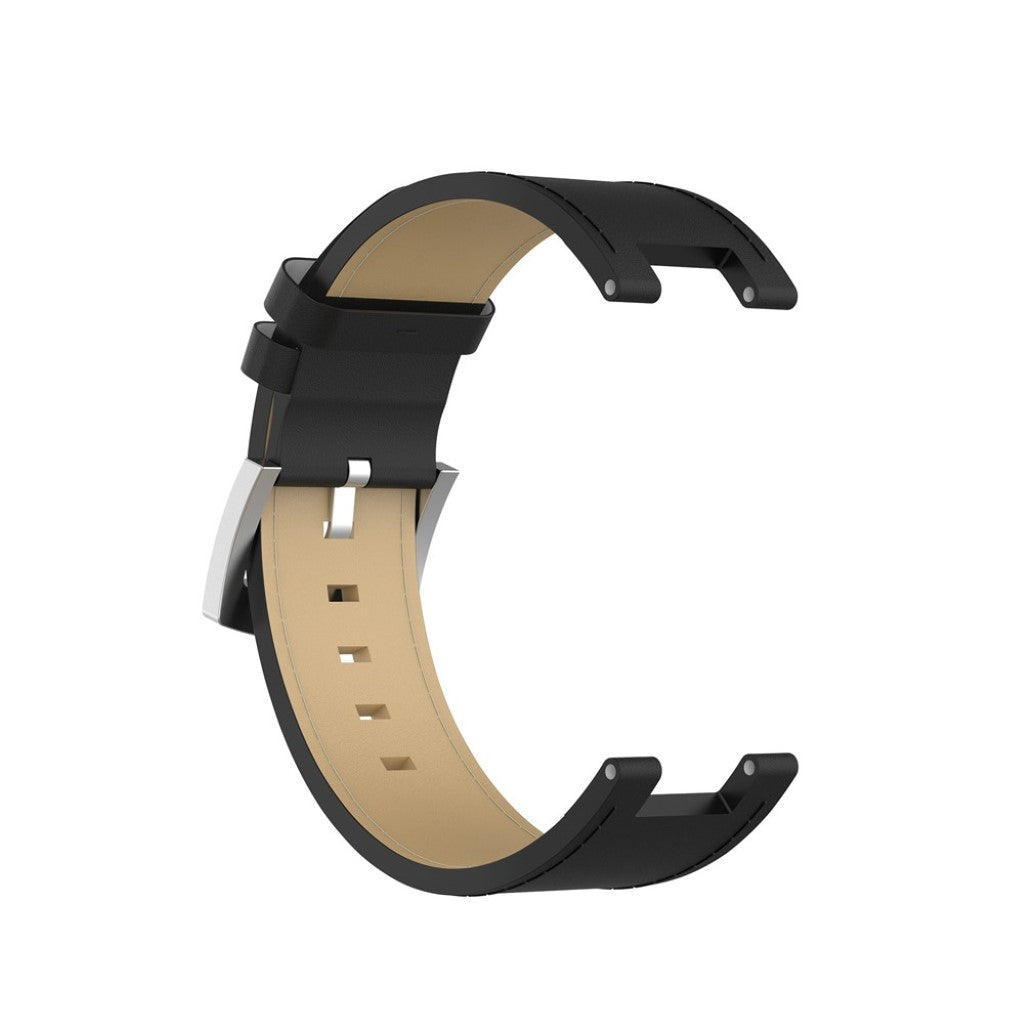Mega sejt Amazfit T-Rex Ægte læder Rem - Sort#serie_1