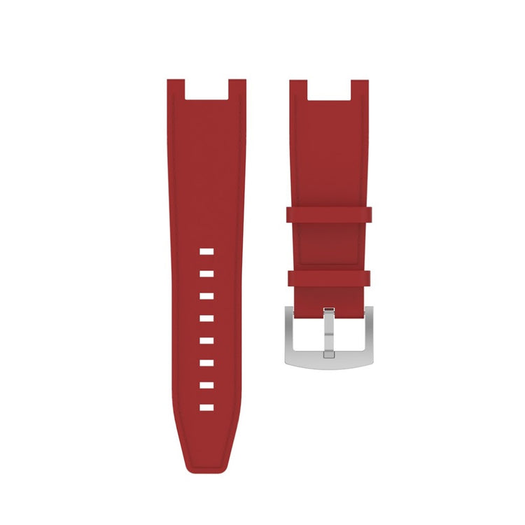 Udsøgt Amazfit T-Rex Ægte læder Rem - Rød#serie_2