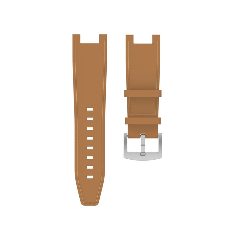 Udsøgt Amazfit T-Rex Ægte læder Rem - Brun#serie_3