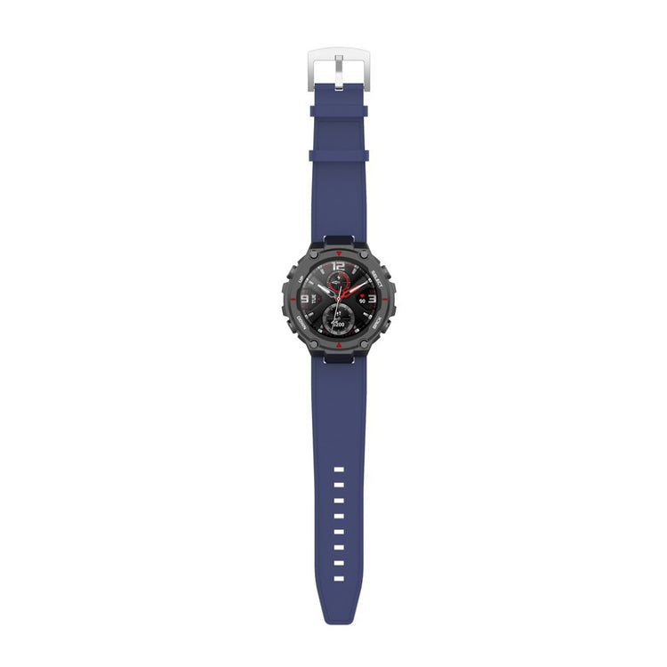 Udsøgt Amazfit T-Rex Ægte læder Rem - Blå#serie_4