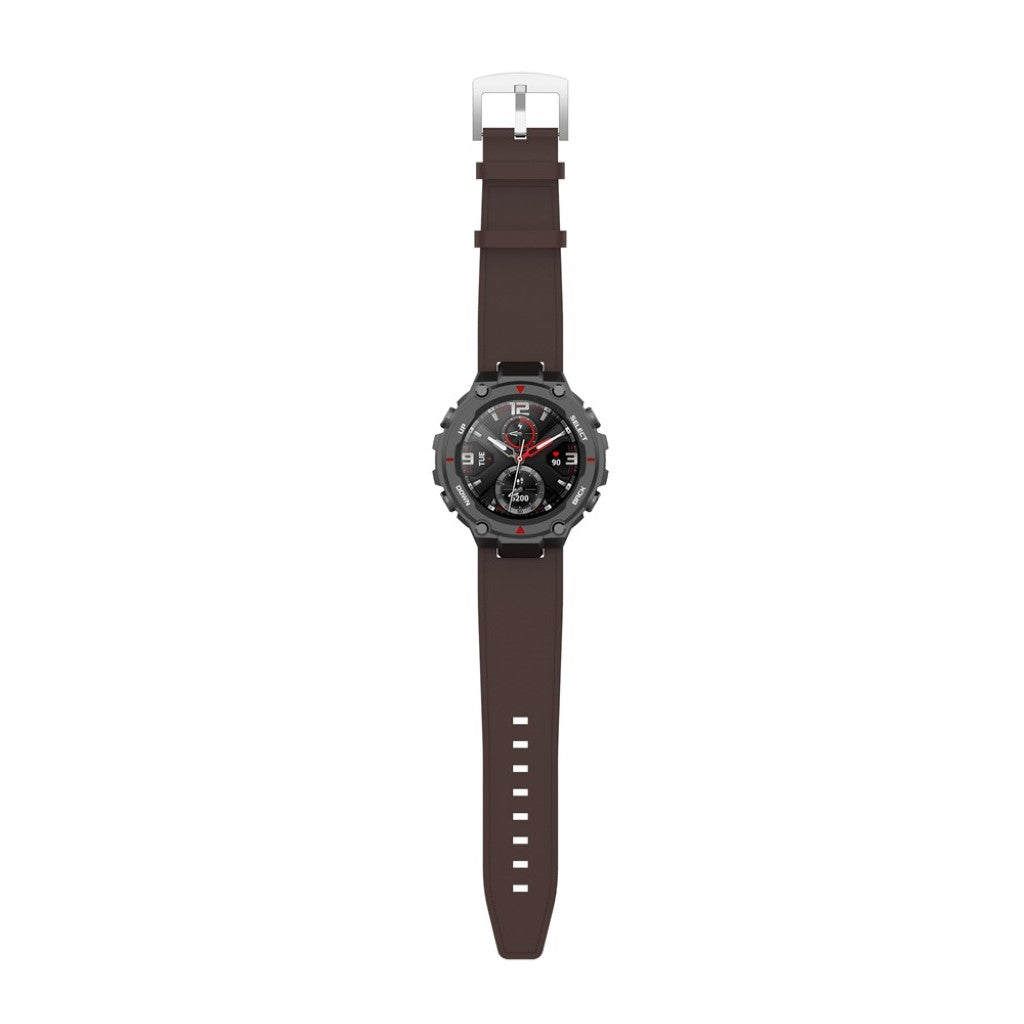 Udsøgt Amazfit T-Rex Ægte læder Rem - Brun#serie_5