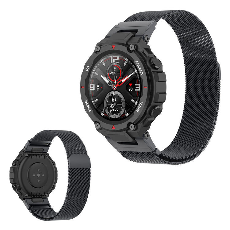 Amazfit T-Rex Pro / T-Rex shiny stainless steel watch band - Dark Grey#serie_5