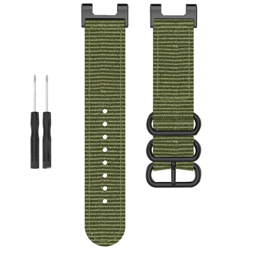 Meget nydelig Amazfit T-Rex Pro / Amazfit Ares Stof Urrem - Grøn#serie_1