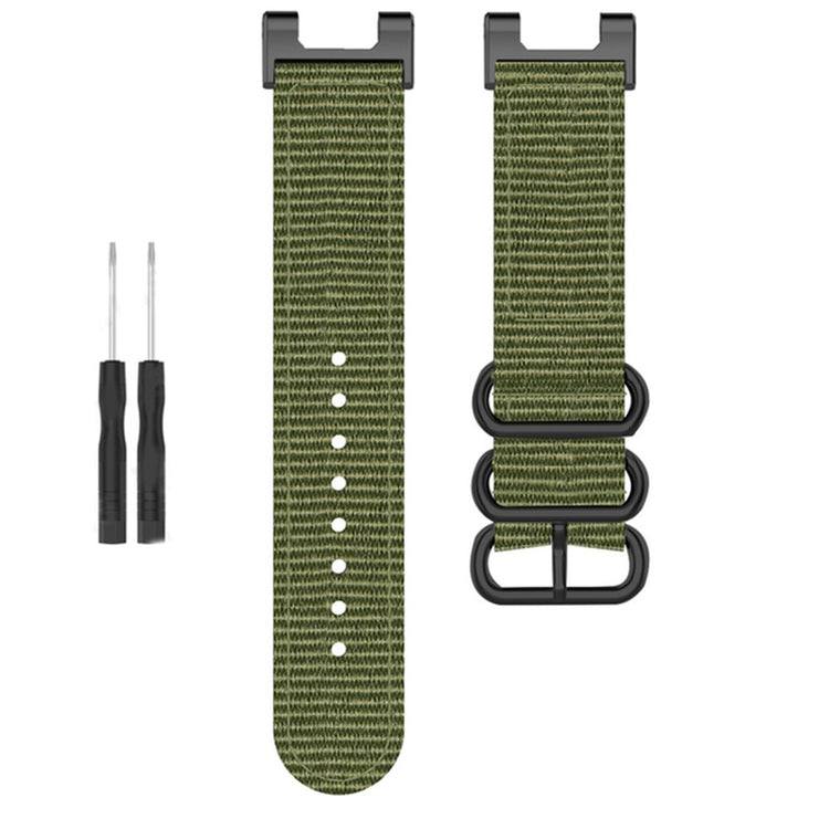 Meget nydelig Amazfit T-Rex Pro / Amazfit Ares Stof Urrem - Grøn#serie_1