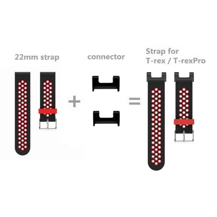 Vildt kønt Amazfit T-Rex Pro / Amazfit Ares Metal Urrem - Sort#serie_013